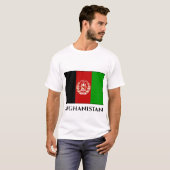 Afghanistan-Flagge T-Shirt (Vorne ganz)