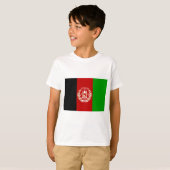 Afghanistan-Flagge T-Shirt (Vorne ganz)