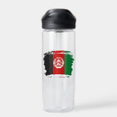 Afghanistan-Flagge Trinkflasche (Rückseite)