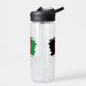 Afghanistan-Flagge Trinkflasche (Links)