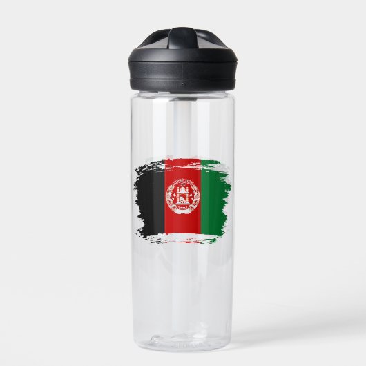 Afghanistan-Flagge Trinkflasche (Vorderseite)