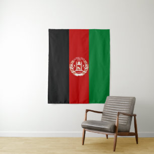 Afghanistan-Flagge Wandteppich