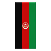 Afghanistan-Flagge Werbekarte (Vorne)