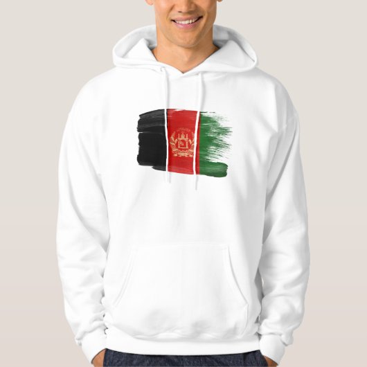 Afghanistan-FlaggeHoodie Hoodie (Vorderseite)