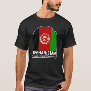 Afghanistan-Flaggen-Emblem abgenutzt Vintage T-Shirt