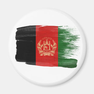 Afghanistan-Flaggen-Magneten Magnet