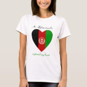 Afghanistan-Flaggen-Schatz-T - Shirt (Vorderseite)