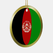 Afghanistan-Flaggen-Verzierung Keramik Ornament (Rechts)