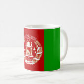 Afghanistan Flaggenartikel Kaffeetasse (VorderseiteRechts)