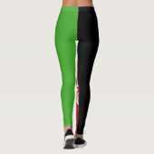 Afghanistan-Flaggensymbol Leggings (Rückseite)