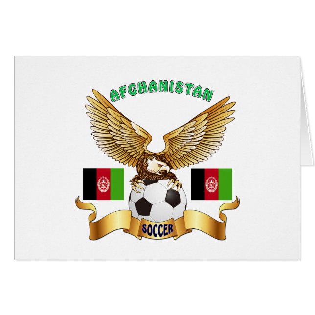 Afghanistan-Fußball-Entwürfe (Vorderseite (Horizontal))