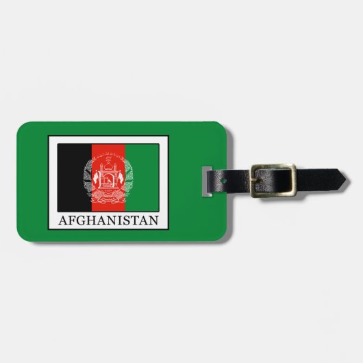 Afghanistan Gepäckanhänger (Vorderseite horizontal)
