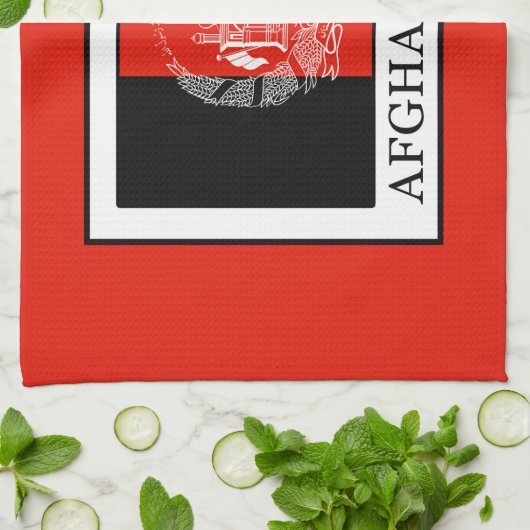 Afghanistan Geschirrtuch (Gefaltet)