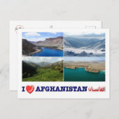 Afghanistan - I Liebe - Postkarte (Vorne/Hinten)