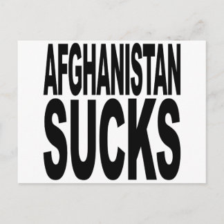 Afghanistan Ist zum Kotzen Postkarte