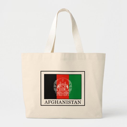 Afghanistan Jumbo Stoffbeutel (Vorne)