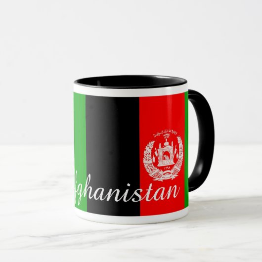 Afghanistan-Kaffee-Tasse Tasse (VorderseiteRechts)