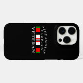 Afghanistan-Kampagne-Veteran Case-Mate iPhone Hülle (Rückseite (Horizontal))