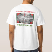 Afghanistan-Kampf-Aktions-Abzeichen-Fronten-u. T-Shirt (Rückseite)