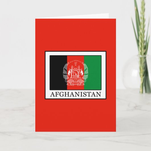 Afghanistan Karte (Vorderseite)