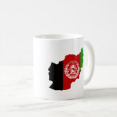 AFGHANISTAN-KARTE KAFFEETASSE (VorderseiteRechts)