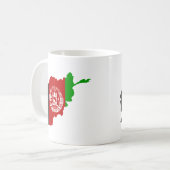 AFGHANISTAN-KARTE KAFFEETASSE (Vorderseite Links)
