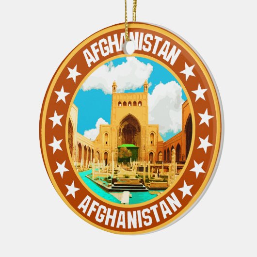 Afghanistan Keramik Ornament (Links)