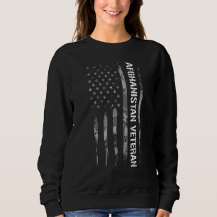 Afghanistan Krieg Afghanistan Veteran American Fla Sweatshirt