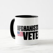 Afghanistan-Kriegsveteran Tasse (Vorderseite Links)