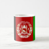 Afghanistan-Landesflaggesymbol lang Kaffeetasse (Mittel)
