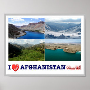 Afghanistan - Landschaften - Ich liebe Poster