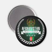 Afghanistan Magnet (Vorderseite/Rückseite)