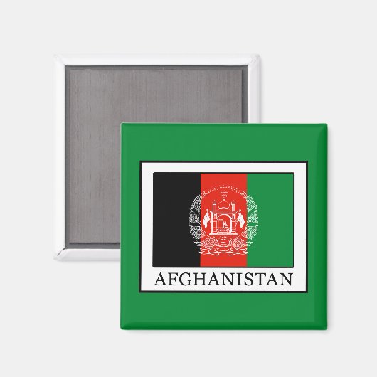 Afghanistan Magnet (Vorderseite/Rückseite)