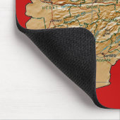 Afghanistan Map Mousepad (Ecke)