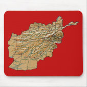Afghanistan Map Mousepad (Vorne)