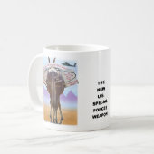 Afghanistan-Maultier Kaffeetasse (Vorderseite Links)