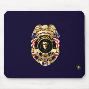 Afghanistan-Polizei-Auftragnehmer-Rechtsgrundsatz Mousepad