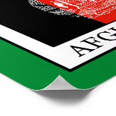 Afghanistan Poster (Ecke)