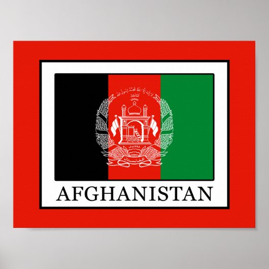 Afghanistan Poster (Vorne)