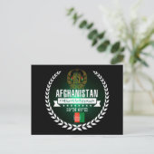 Afghanistan Postkarte (Stehend Vorderseite)