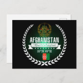 Afghanistan Postkarte (Vorne/Hinten)