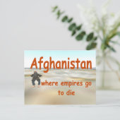 afghanistan postkarte (Stehend Vorderseite)