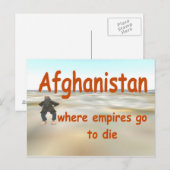 afghanistan postkarte (Vorne/Hinten)