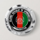 Afghanistan-Runde Button (Vorderseite)