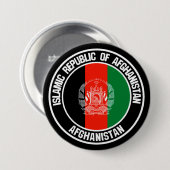 Afghanistan-Runde Button (Vorne & Hinten)