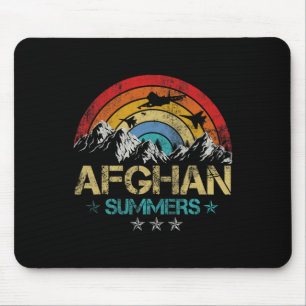Afghanistan Sommer Veteran Kampfflugzeug Patriotis Mousepad