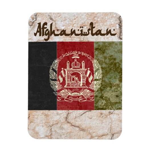 Afghanistan Souvenir Magnet (Vertikal)