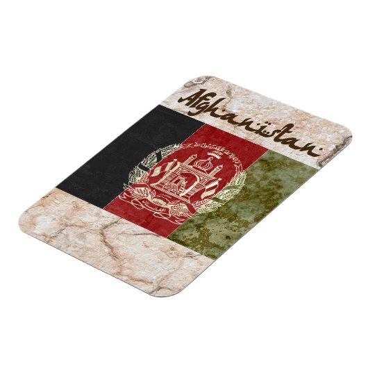 Afghanistan Souvenir Magnet (Linke Seite)