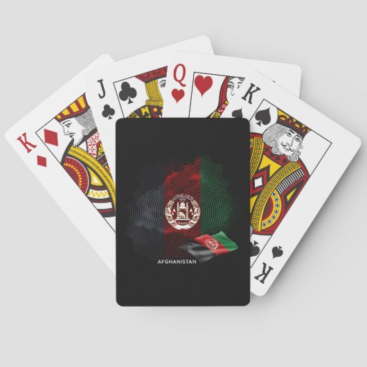 Afghanistan Spielkarten (Rückseite)