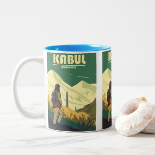 Afghanistan Travel Poster Coffee Tasse